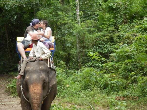 On An Elephant