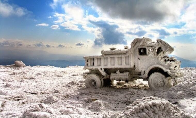 A Frozen Truck