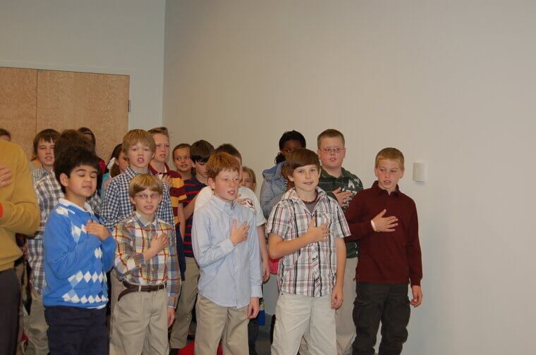 Reciting the Pledge of Allegiance in School