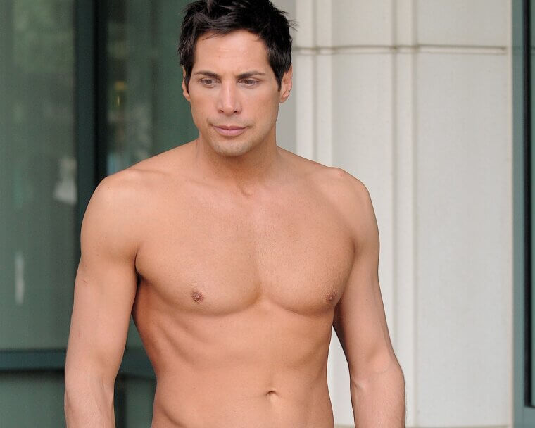 A Man Taking His Shirt off in Public