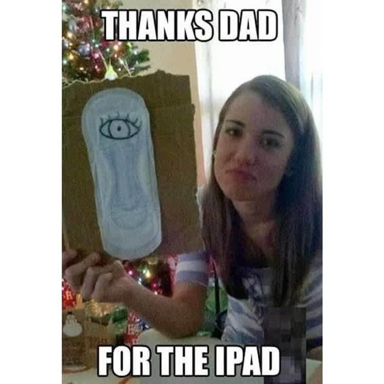 "You Said You Wanted An Eye Pad For Christmas.”