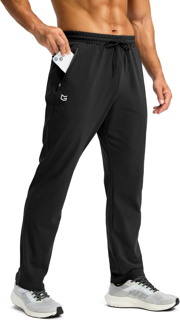 G Gradual Winter Joggers - Warm, Fleece-Lined, Zippered Comfort - Now 23% Off!