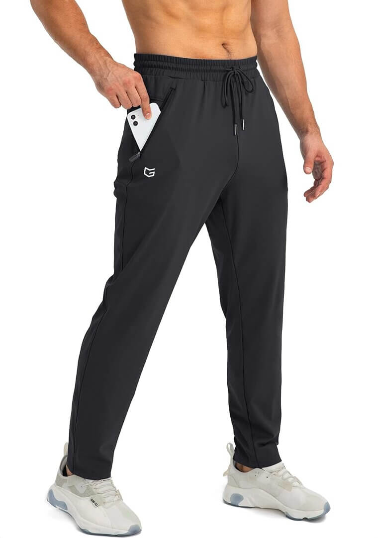 G Gradual Sweatpants - Comfortable Joggers with Zipper Pockets 