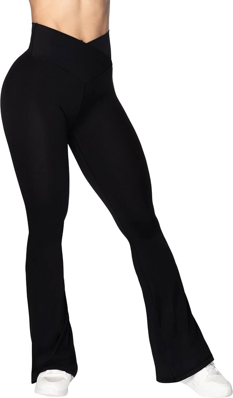 Sunzel Flare Leggings: High-Waisted Comfort & Style - Don’t Miss the 40% Discount!