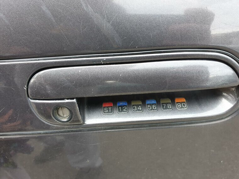 Keypads on Car Doors