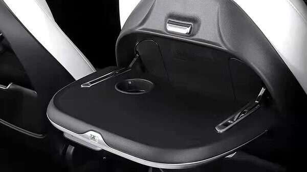 Flip-Down Rear Seat Trays