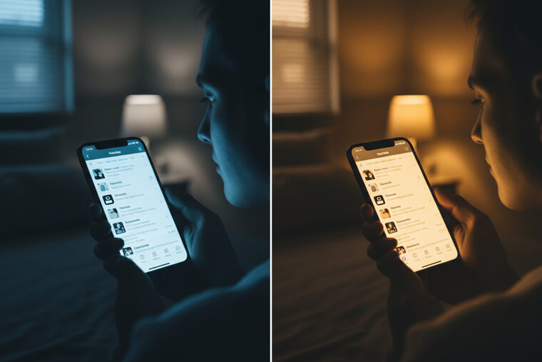 The Phone Screen Blue Light Bedtime Destroyer