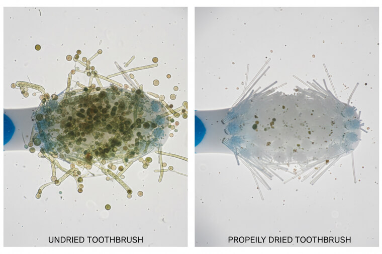 The Toothbrush Bacteria Farm Prevention
