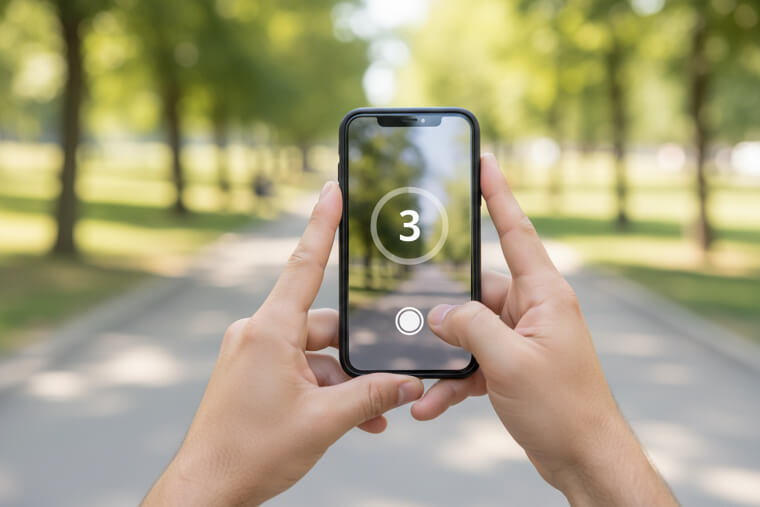 The Phone Camera Timer Hand Stabilizer