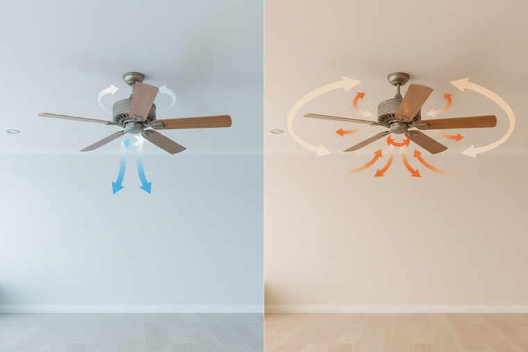 The Ceiling Fan Direction Season Switch
