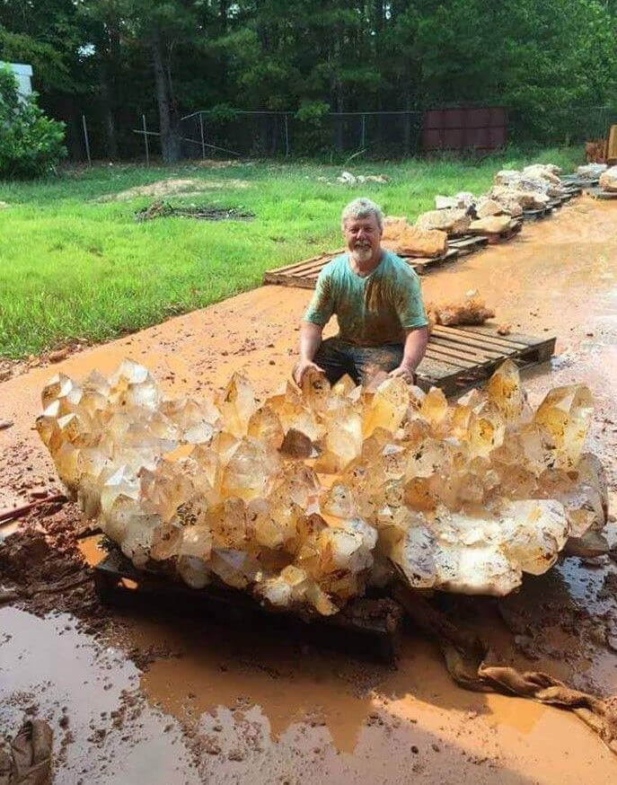 Un hallazgo de cuarzo de 4 millones de dólares