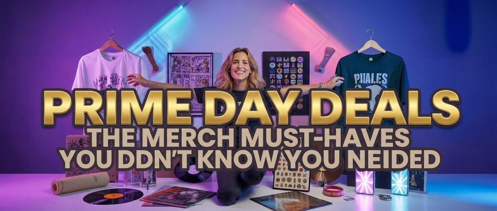 PRIME DAY Deals on The Merch Must-Haves You Didn't Know You Needed
