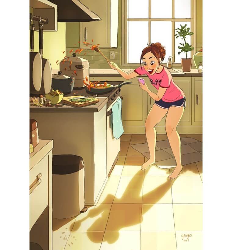 Cooking Different Dishes