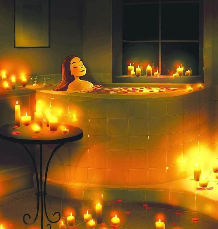 Forgetting Your Troubles with Candles