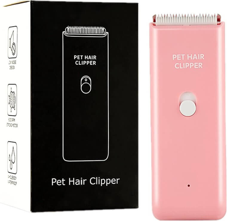 Pet Hair Clipper - USB Rechargeable, Low Noise Grooming