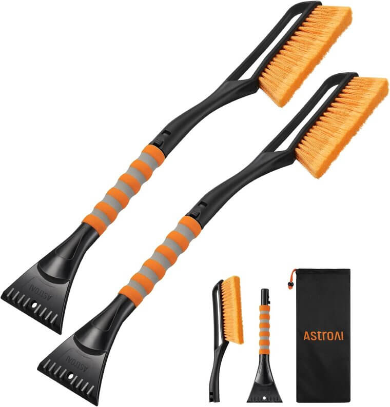 AstroAI Snow Brush & Scraper - Essential Winter Car Tool - Now 43% Off!