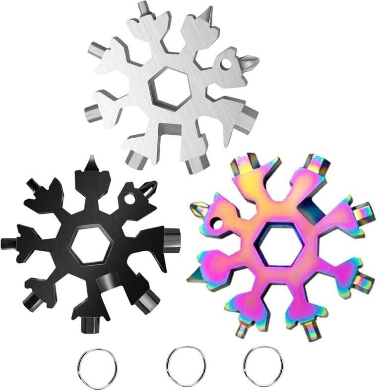 Snowflake Multitool - Versatile 18-in-1 Gadget for Everyday Use - Enjoy 19% Off!