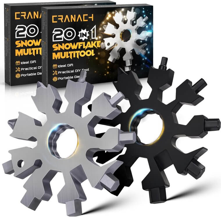 Snowflake Multitools - Versatile 20-in-1 Gadget for Everyone - Now 25% Off!