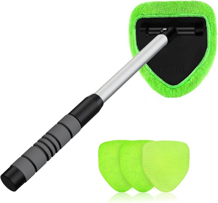 Xindell Windshield Cleaner - Easy Car Window Cleaning Kit with Extendable Handle - 13% Off!