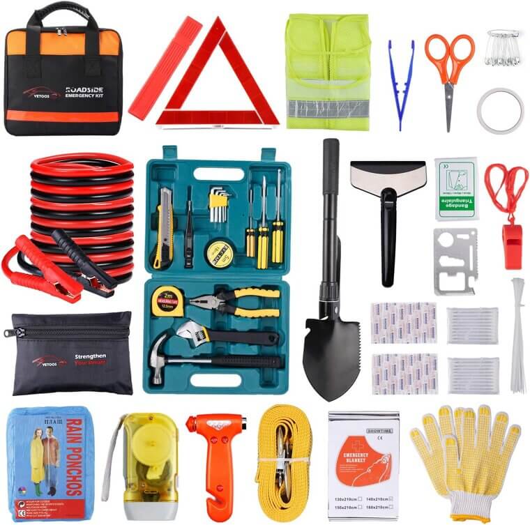 Vetoos Emergency Kit - Your Essential Roadside Companion - 25% Off!