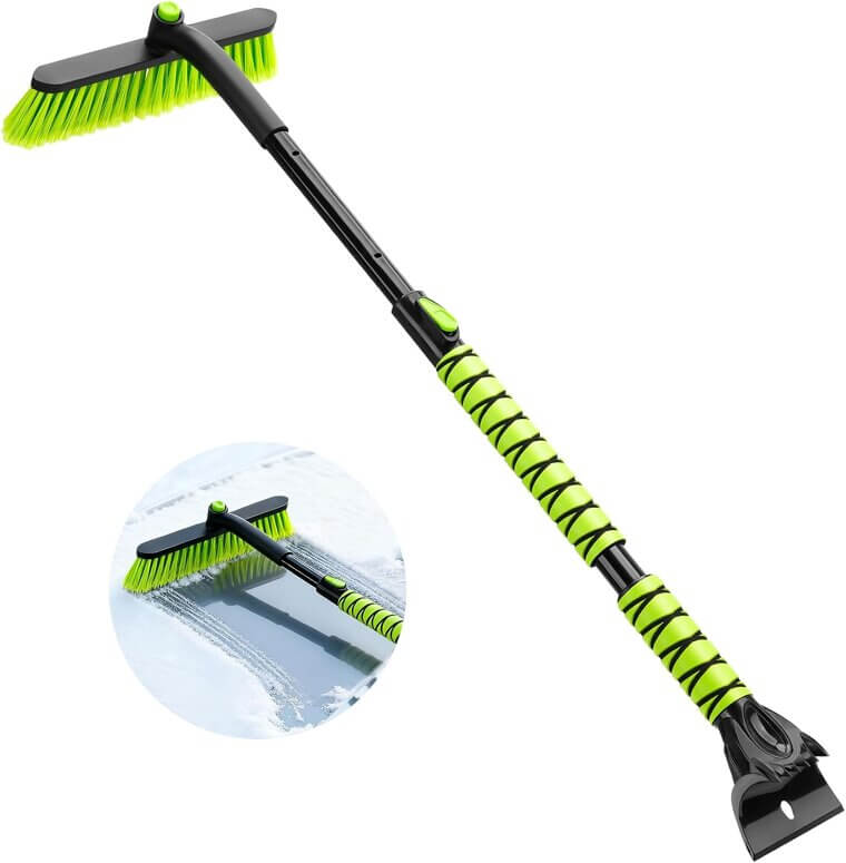 Snow Brush & Ice Scraper - Durable, Efficient Winter Tool - Enjoy 31% Off!