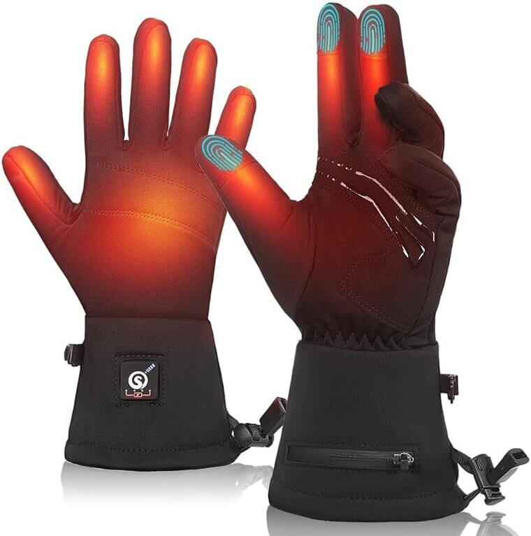 SAVIOR HEAT Gloves - Stay Warm & Flexible with Touchscreen Function 