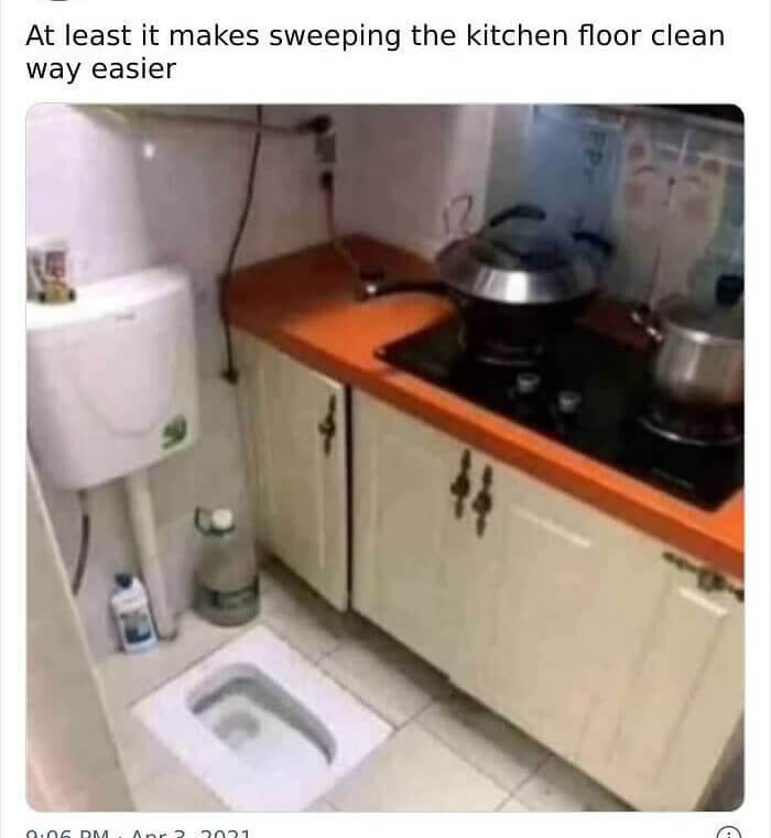 Kitchen Toilet