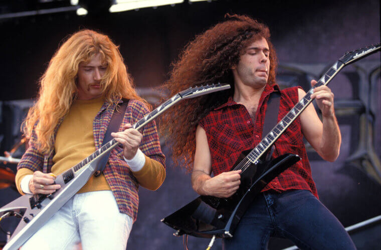Dave Mustaine - Jackson King V (Clash of the Titans Tour 1990) - $20,000