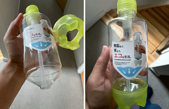 A Pump Bottle Made to Get Out Every Last Drop