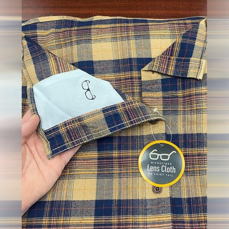 A Sewn-In Microfiber Cloth Means You Can Always Clean Your Glasses