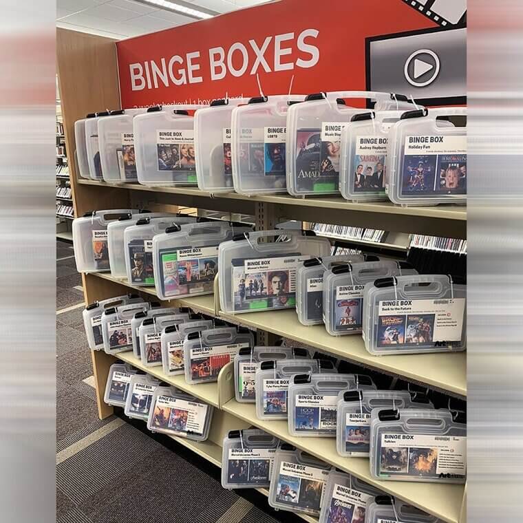 "Binge Boxes" From the Local Library to Keep You Busy All Weekend