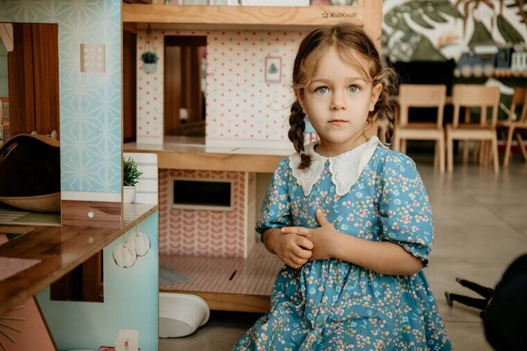 Helping Vacuum the Living Room Carpet