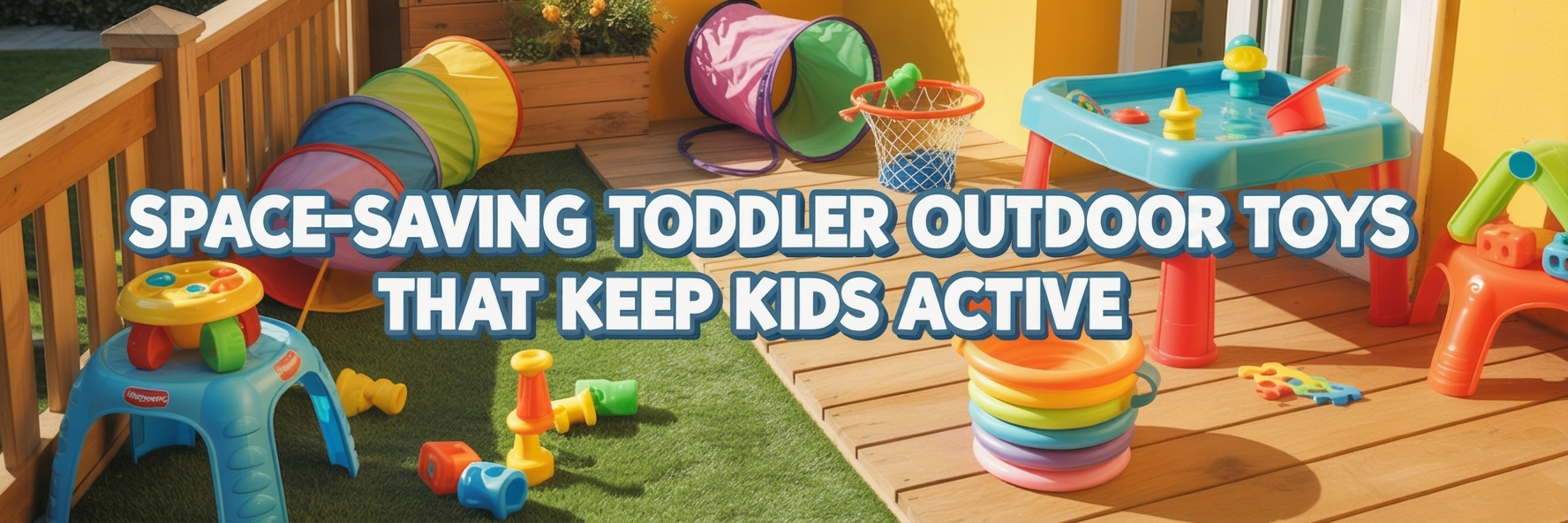 Toddler Outdoor Toys That Work in Small Yards and Apartments