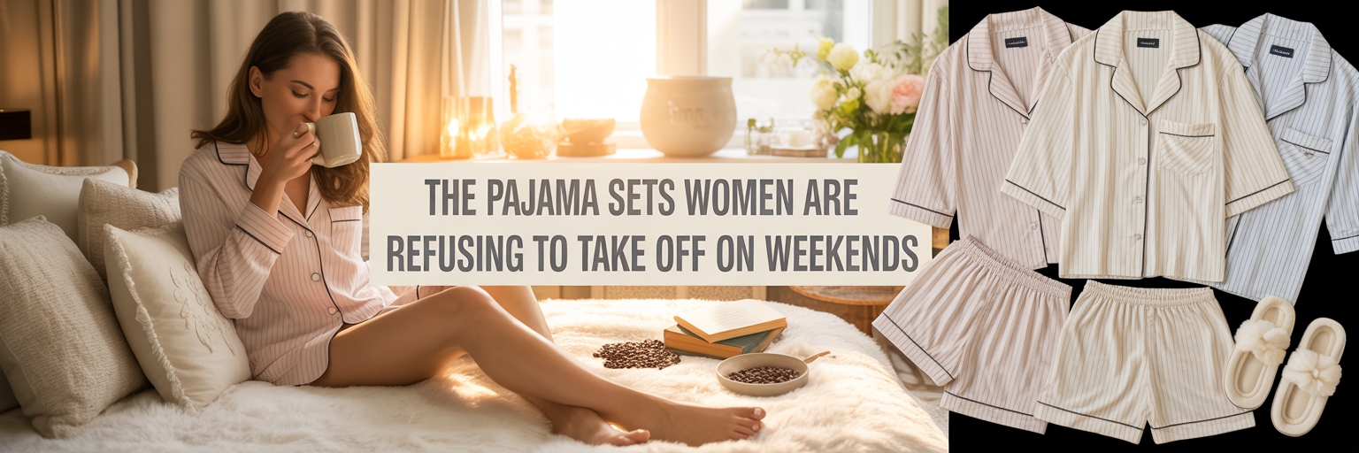 The Pajama Sets Women Are Refusing to Take Off on Weekends