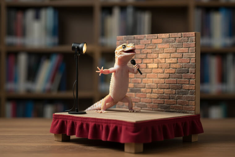 The Gecko Who Discovered Stand-Up Timing