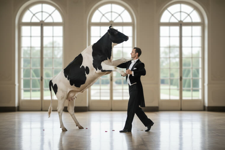 The Cow Who Became a Dance Partner