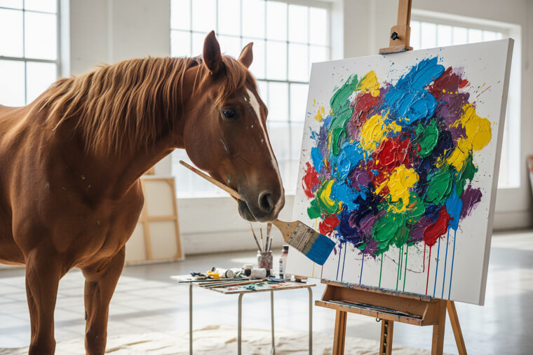 The Horse Who Discovered Abstract Art