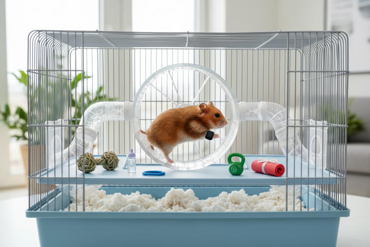 The Hamster Who Became a Fitness Influencer