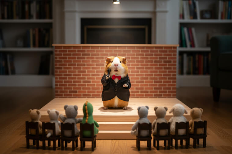 The Guinea Pig Who Discovered Stand-Up Comedy