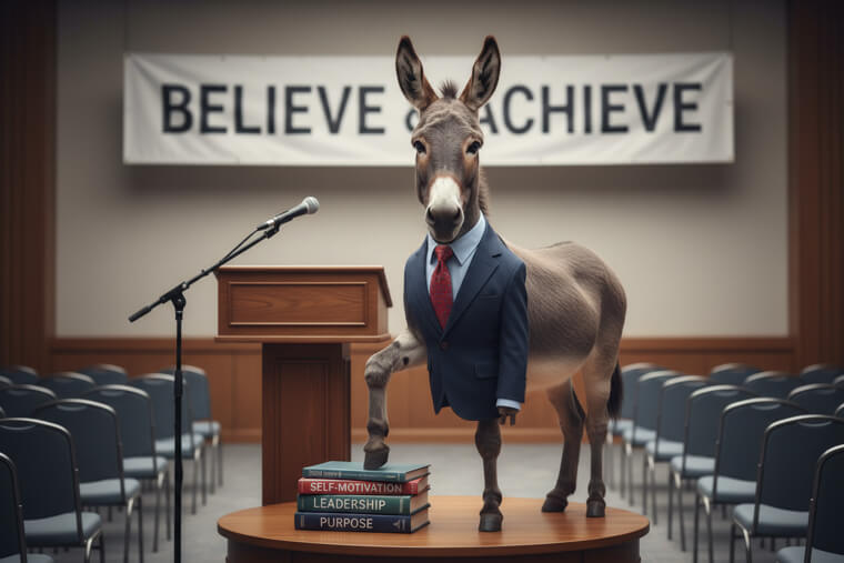 The Donkey Who Became a Motivational Speaker