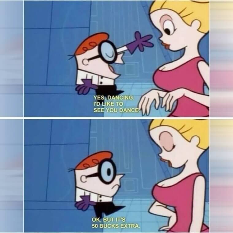 Dexter's Laboratory - Dexter Hires a Dancer and She Comes With Extra Fees