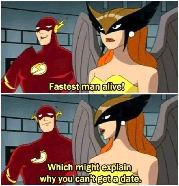 Justice League Unlimited - We Wonder Why the Fastest Man Alive Can't Get a Date