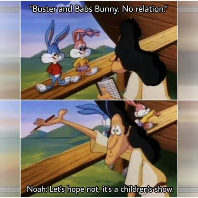Animaniacs - Let's Hope the Rabbits Going on Noah's Ark Aren't Related
