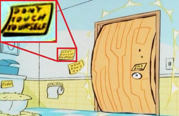 Ed, Edd, and Eddy - Important Notes on the Bathroom Wall