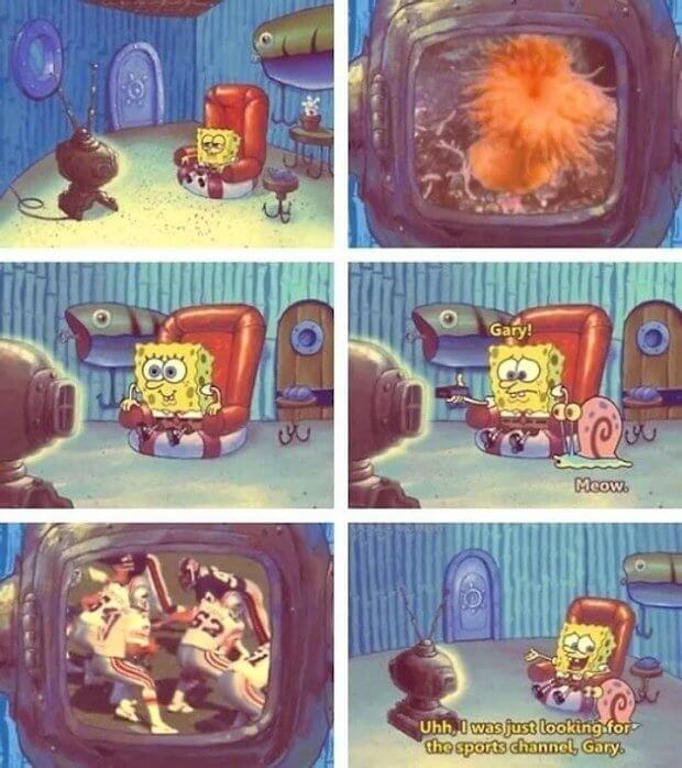 SpongeBob SquarePants - Spongebob Got Caught Watching Late-Night HBO (under-The-Sea Version)