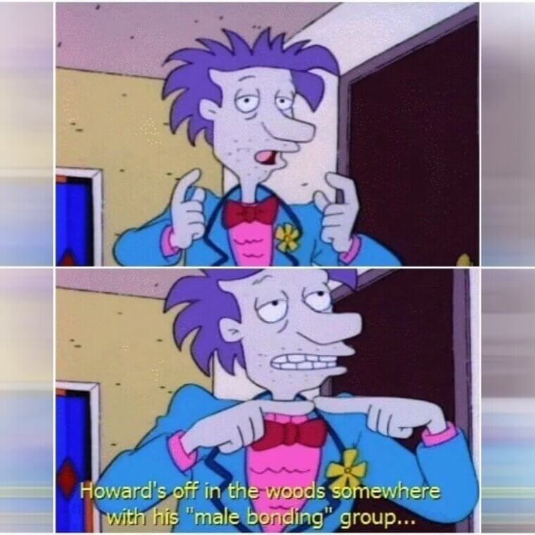 Rugrats - We Have a Feeling Howard's Male Bonding Group Is Doing More Than Just Bonding