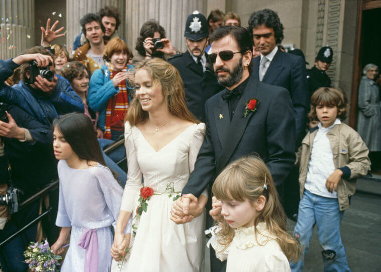 Ringo Starr and Barbara Bach, 1981: The Wedding Brought the Surviving Beatles Together for the First Time Since John Lennon’s Passing
