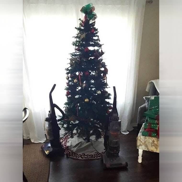 The Vacuums Are the Guardians of the Christmas Tree