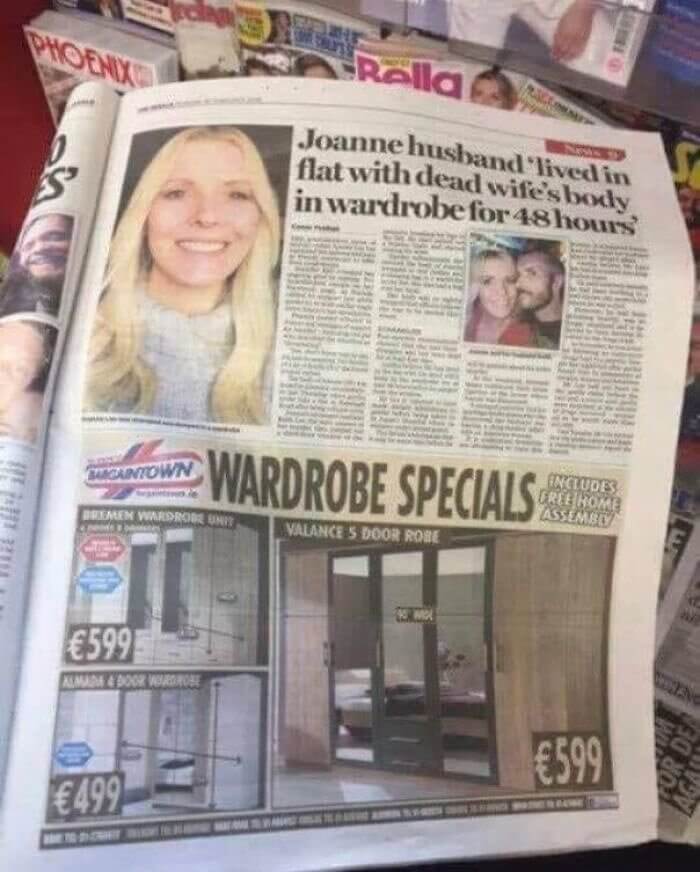 Either a Wardrobe Special or a Bad Joke