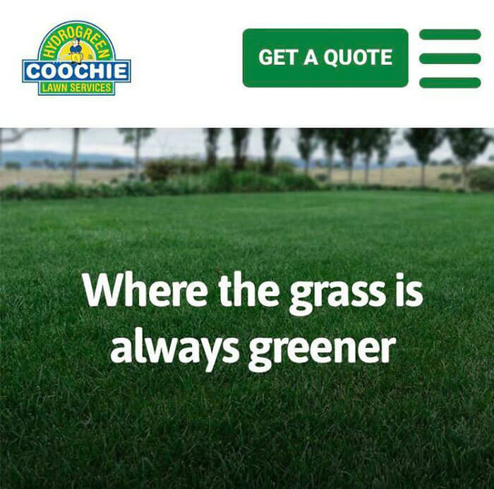 A Lawn Service's Brand New Name